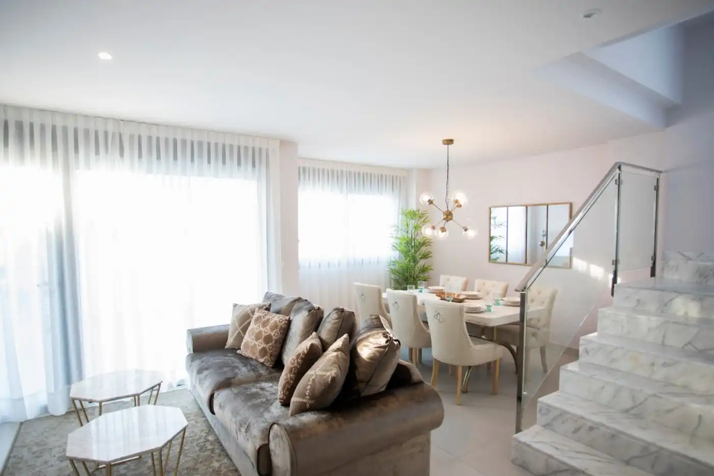 Living room of Houses for sale in Elche / Elx  with Air Conditioner, Heating and Private garden