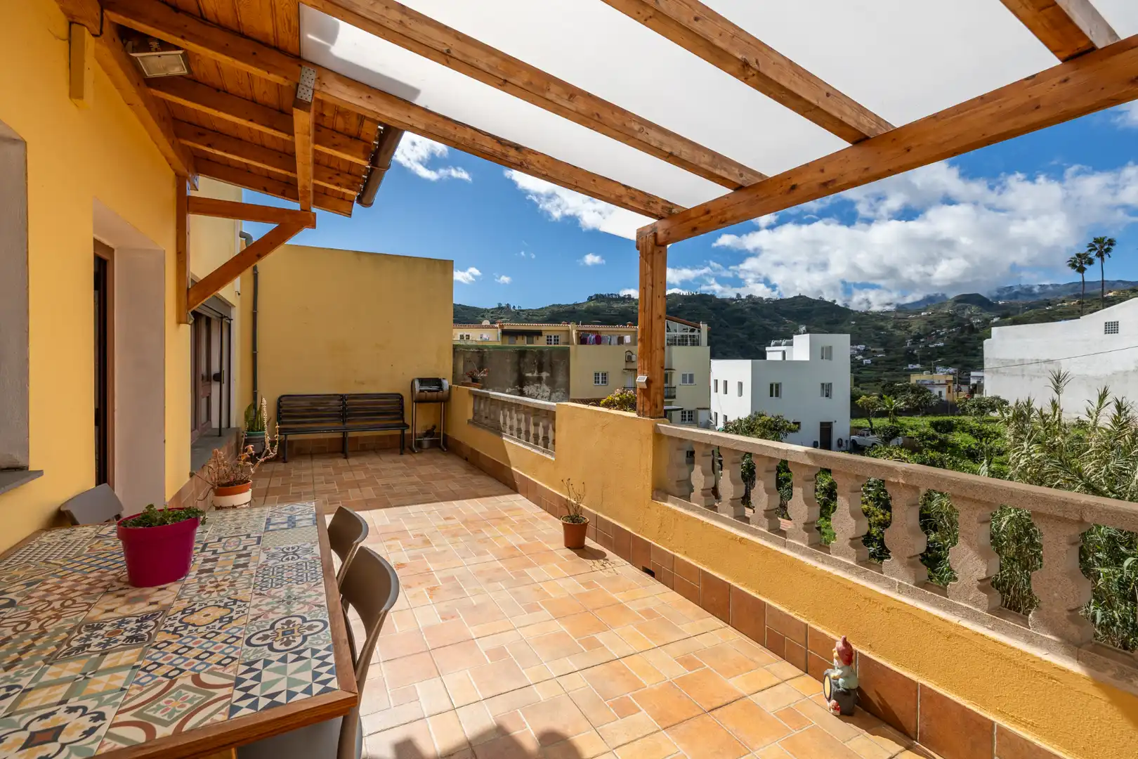Terraza de Casa adosada en venta en Teror con Jardín privado, Terraza y Amueblado