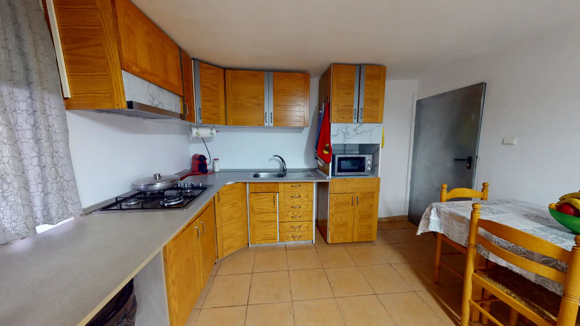 Cuina de Casa adosada en venda en Sax amb Terrassa