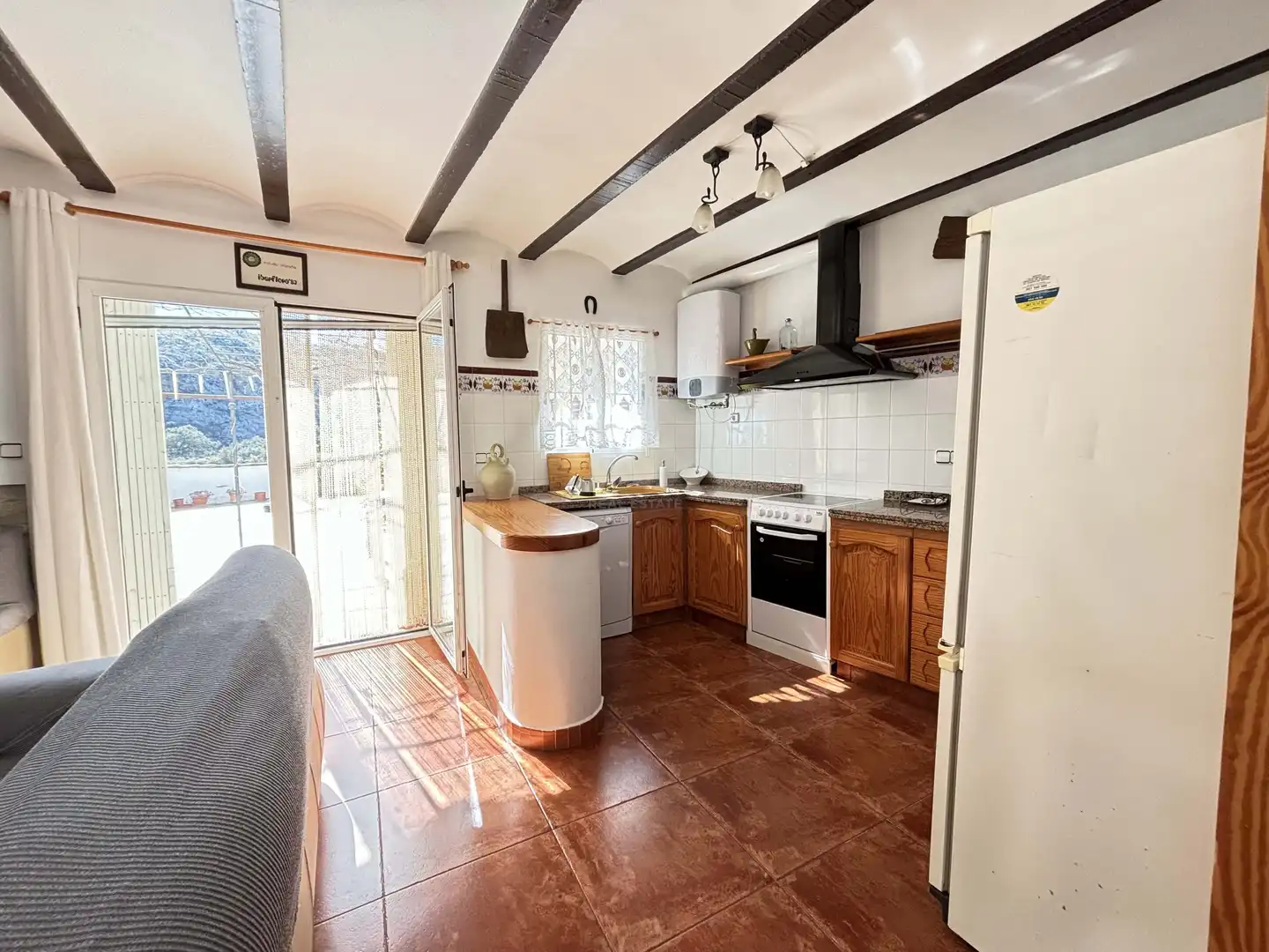 Cuina de Casa o xalet en venda en La Vall d'Alcalà amb Calefacció i Terrassa
