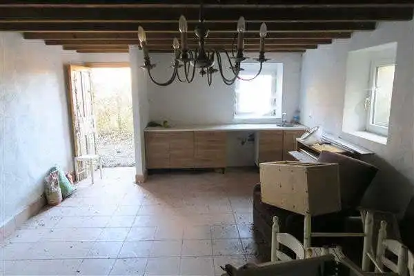 Cuina de Finca rústica en venda en Deba amb Jardí privat