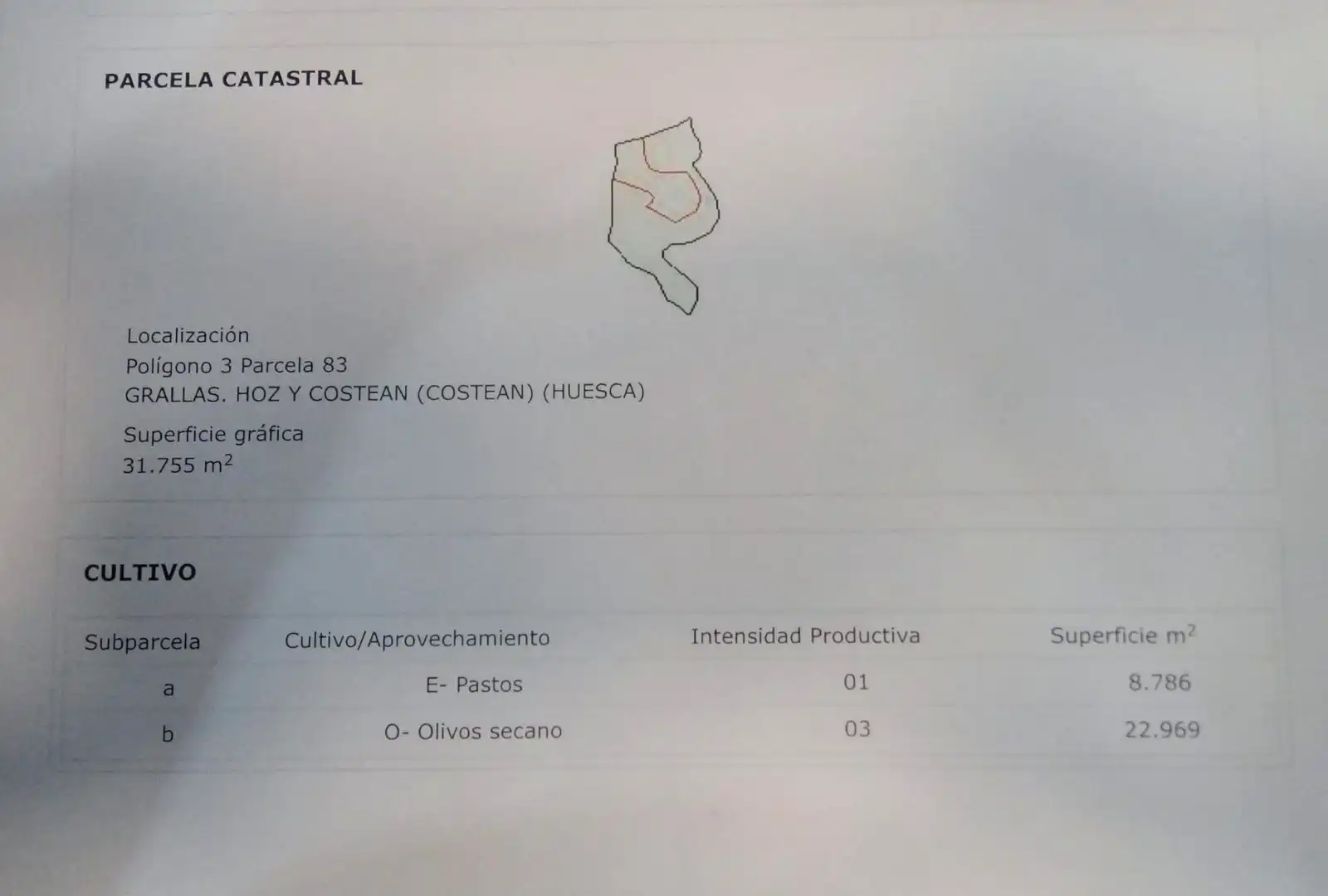 Terreni e lotti in vendita a Hoz y Costean