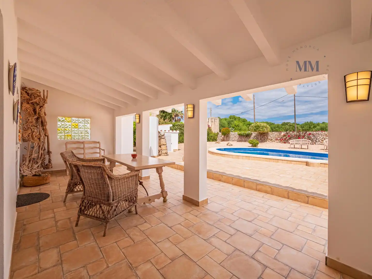 Jardín de Casa o chalet en venta en Sant Lluís con Aire acondicionado, Jardín privado y Terraza