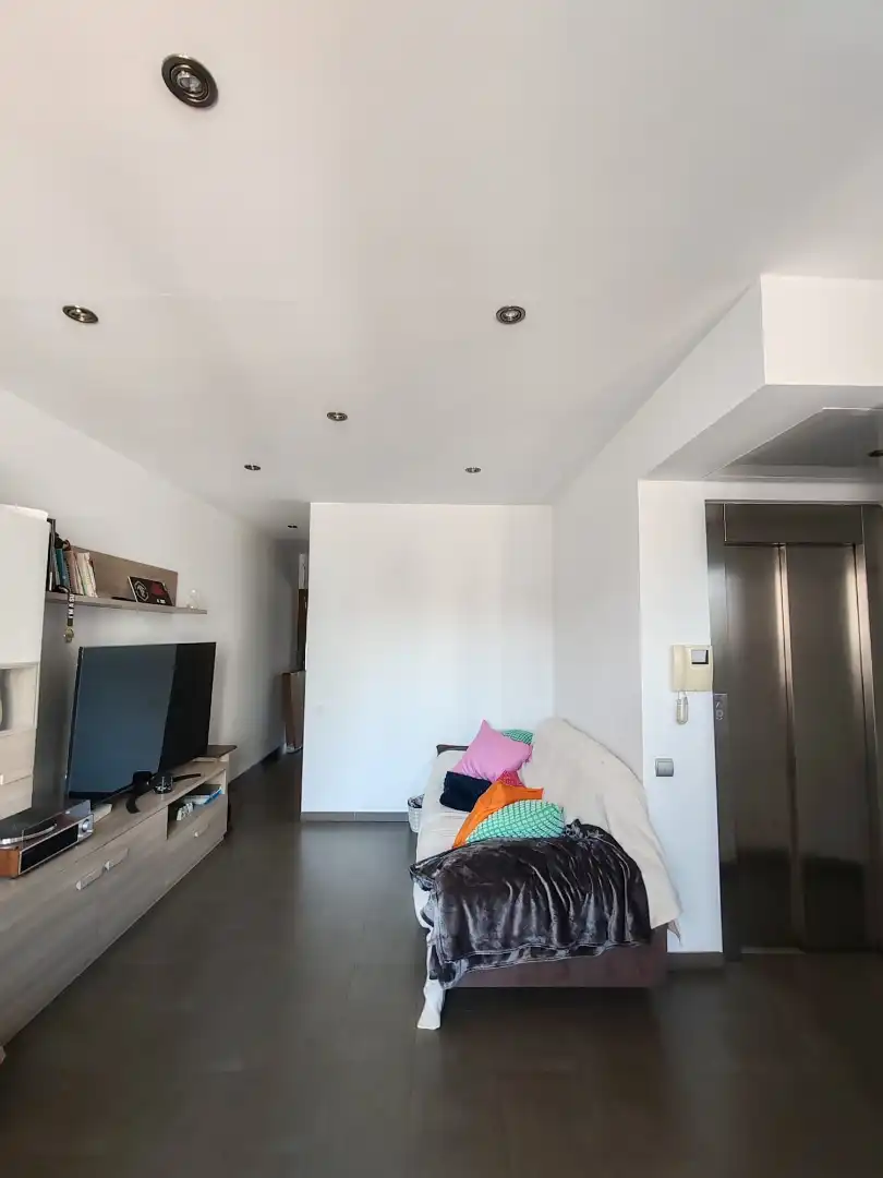 Sala de estar de Piso en venta en Badalona con Balcón