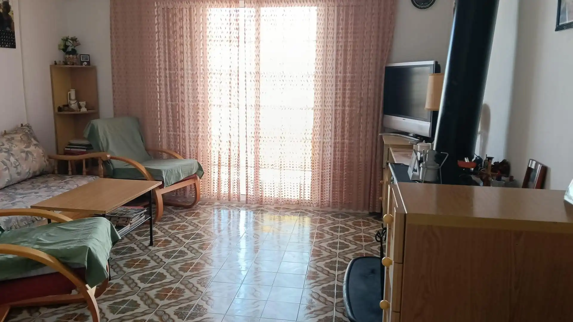 Sala de estar de Piso en venta en Cunit con Aire acondicionado, Amueblado y Horno