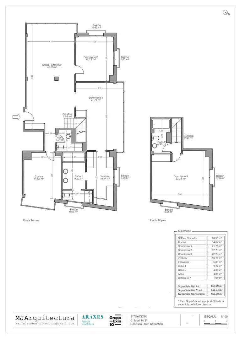 Appartamento con terrazza in affitto a Mari 14. Donostia-San Sebastián, imagen 43