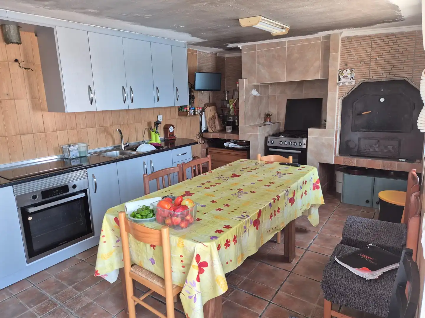 Cocina de Casa o chalet en venta en Aspe con Aire acondicionado, Calefacción y Jardín privado