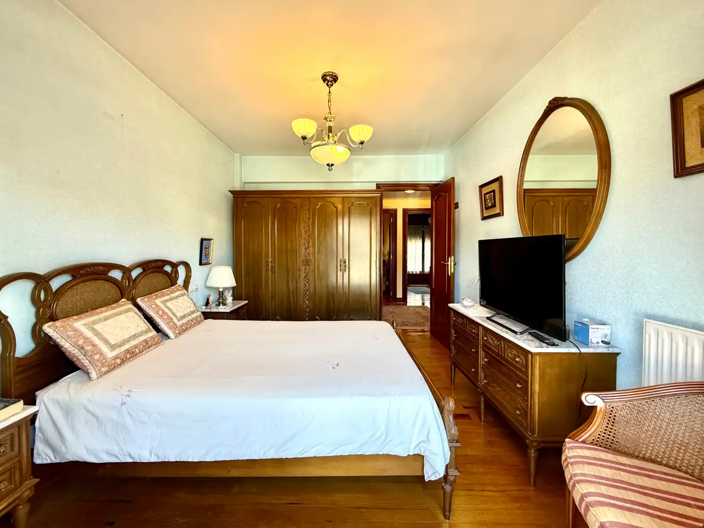 Schlafzimmer von Wohnung zum Verkauf in Hondarribia mit Heizung, Abstellraum und Balkon