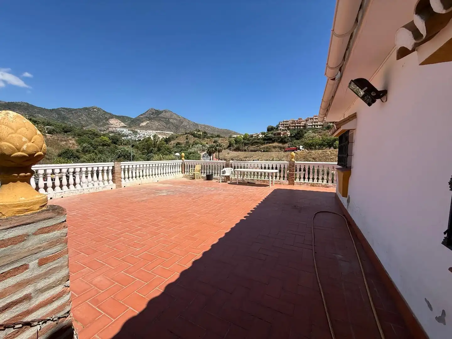 Terraza de Casa o chalet de alquiler en Benalmádena con Aire acondicionado y Jardín privado