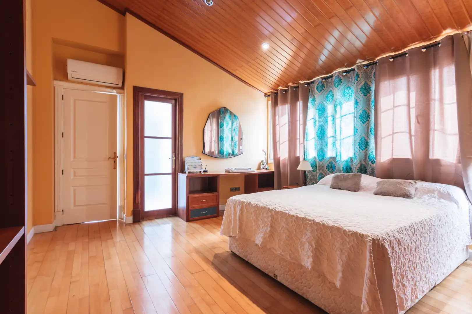 Bedroom of Houses for sale in Vícar  with Air Conditioner, Heating and Private garden