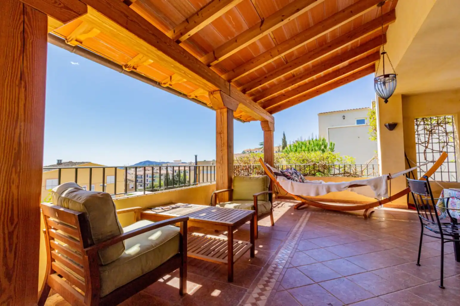 Terraza de Casa o chalet en venta en La Nucia con Calefacción, Jardín privado y Terraza