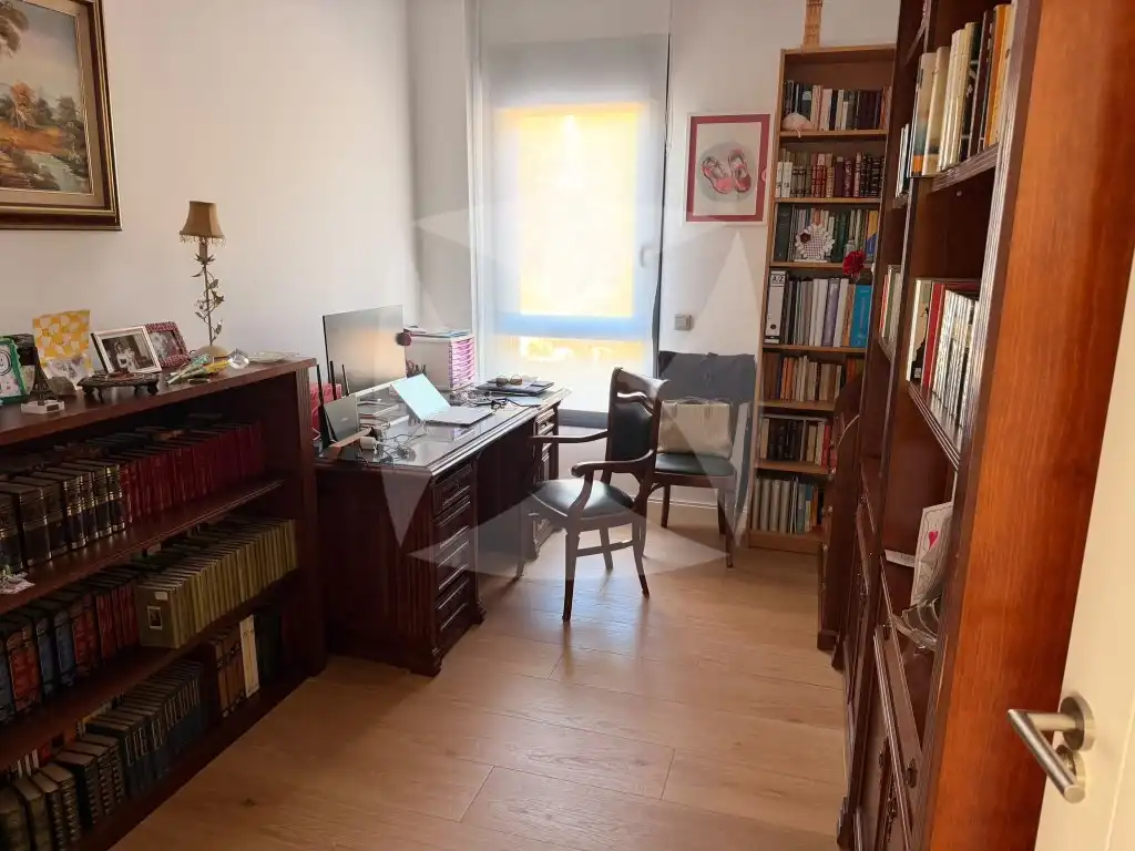 Sala de estar de Casa o chalet en venta en Badajoz con Aire acondicionado, Terraza y Piscina
