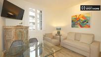Sala d'estar de Pis de lloguer en  Barcelona Capital amb Aire condicionat, Calefacció i Moblat