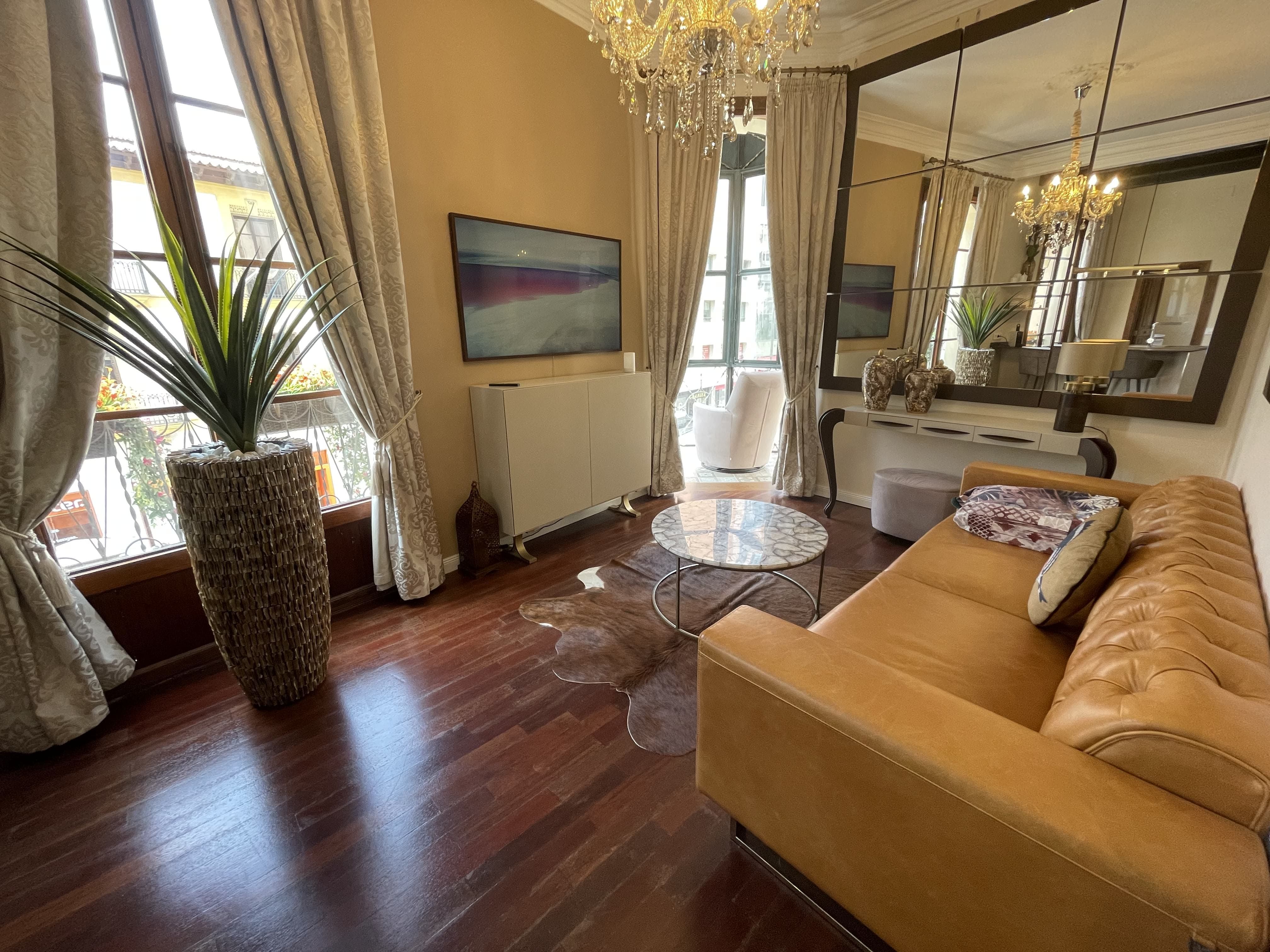 Sala d'estar de Apartament en venda en  Palma de Mallorca amb Aire condicionat i Moblat