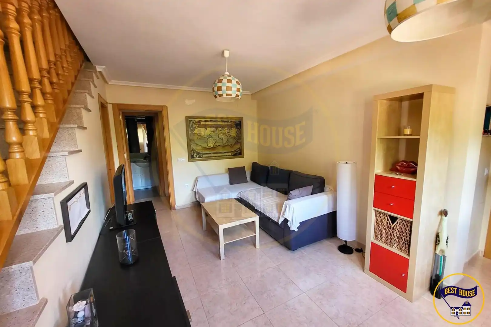 Living room of Duplexes for sale in Cuenca  with Heating, Furnished and Balcony