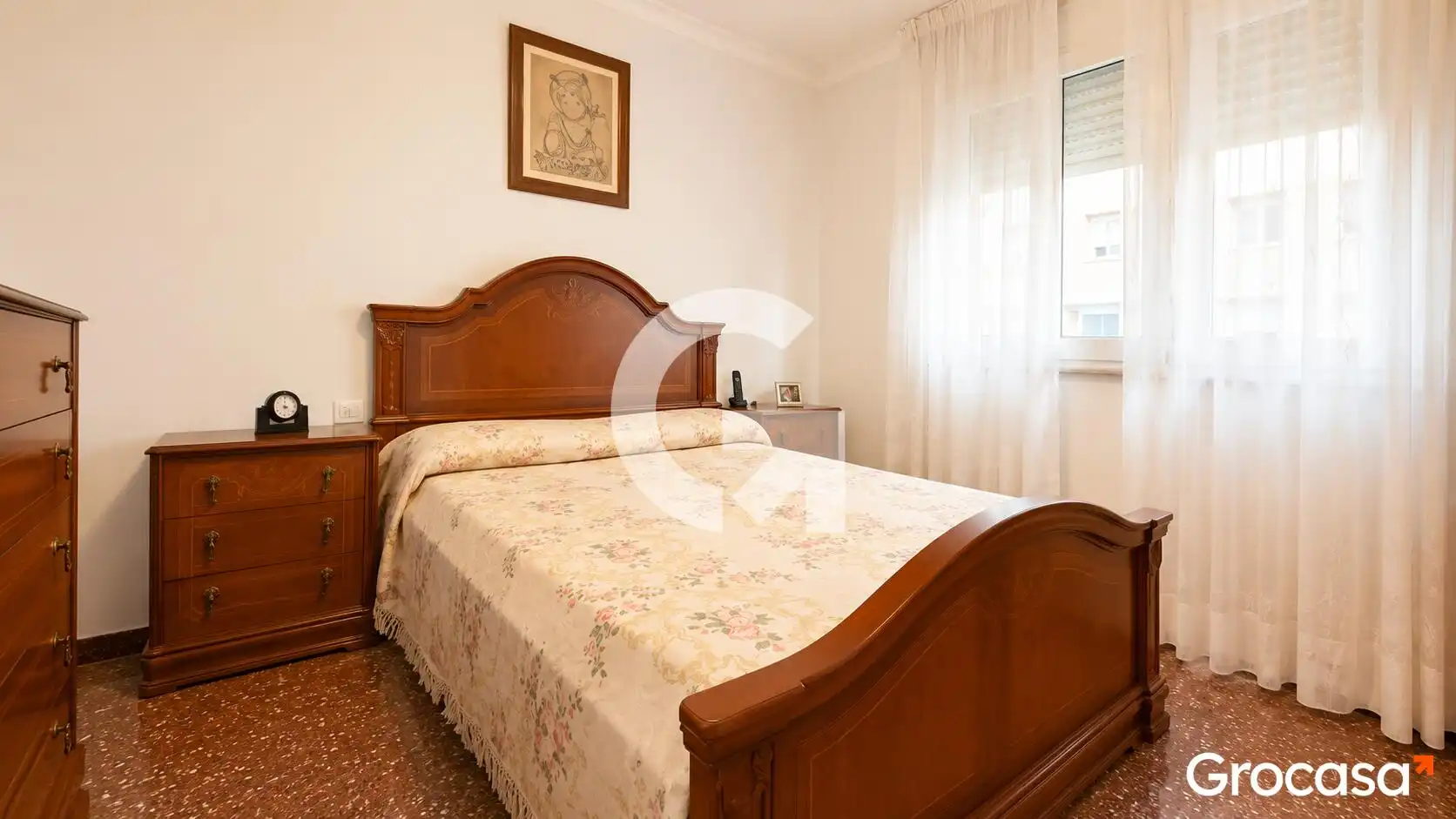 Bedroom of Flat for sale in L'Hospitalet de Llobregat  with Air Conditioner and Balcony