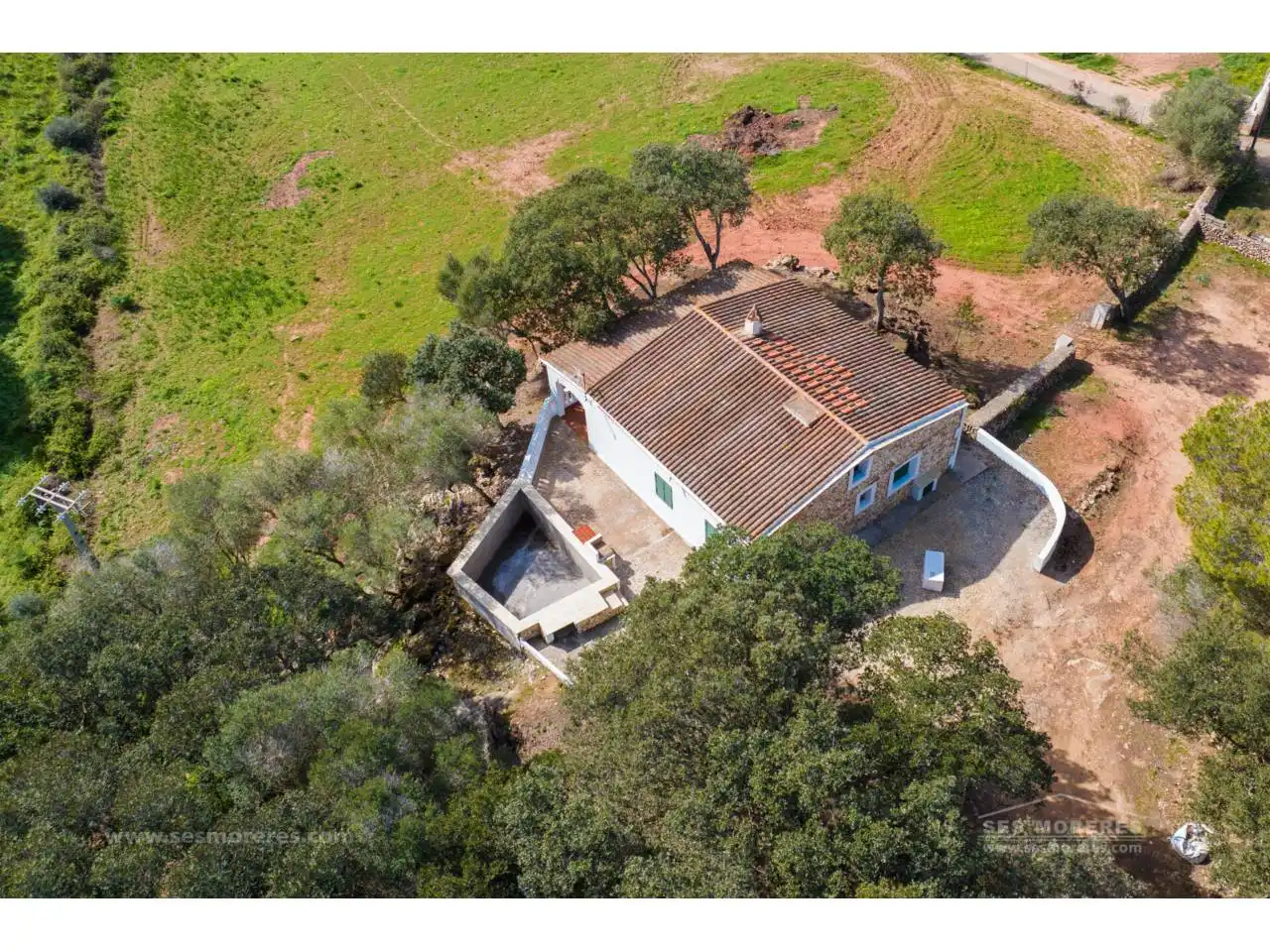 Vista exterior de Finca rústica en venda en Es Mercadal amb Jardí privat i Terrassa