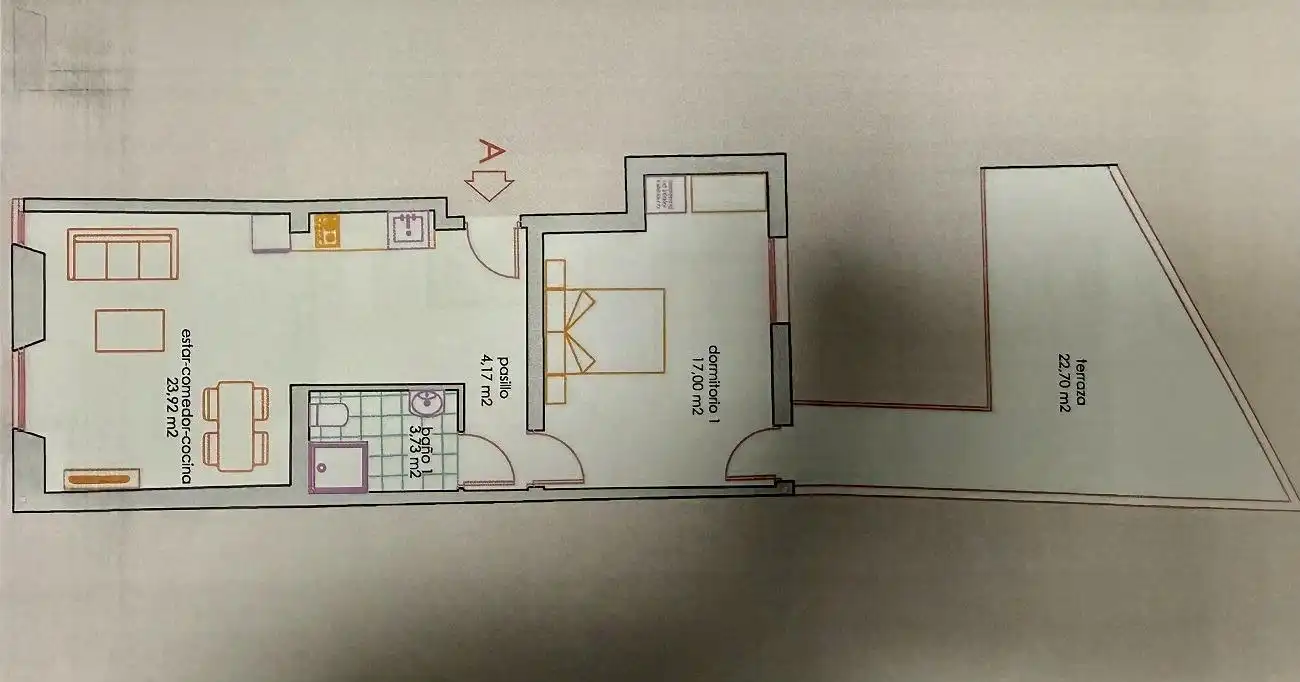 Apartament amb terrassa en venda a Casco Antiguo, imagen 17