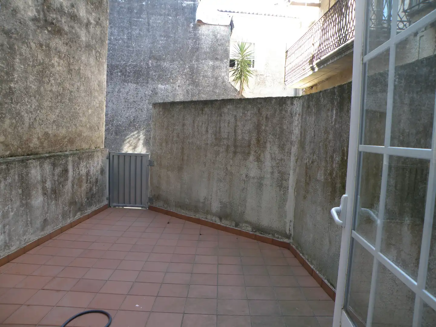 Terrassa de Apartament de lloguer en Padrón amb Parquet, Moblat i Forn