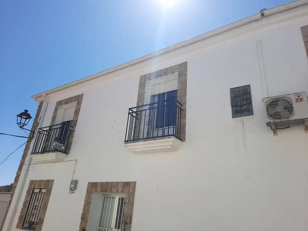 Exterior view of Flat for sale in Mata de Alcántara  with Furnished