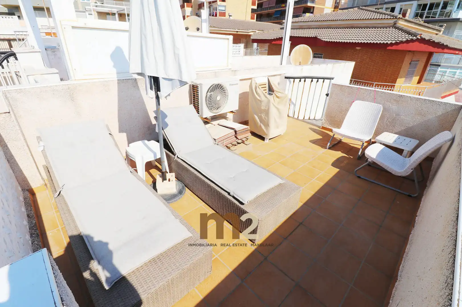 Terrace of Detached homes for sale in Guardamar del Segura  with Air Conditioner, Terrace and Storage room