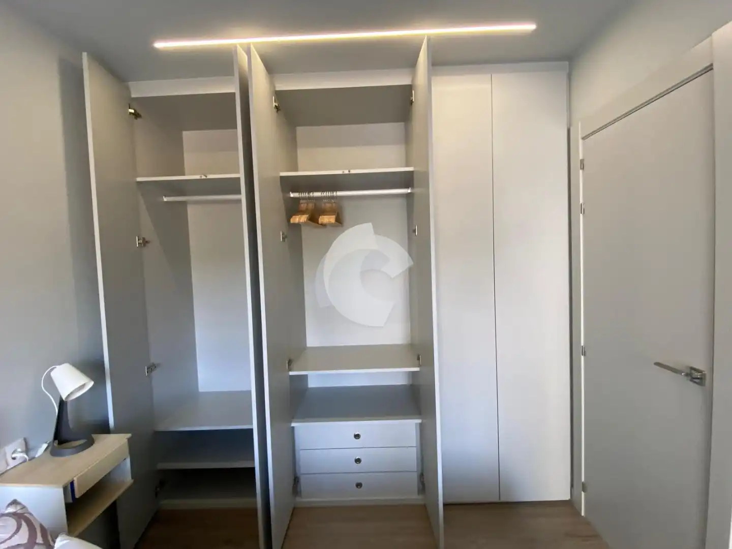 Schlafzimmer von Wohnung zur Miete in Ourense Capital  mit Heizung, Möbliert und Balkon