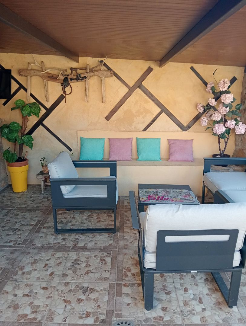 Terrace of Single-family semi-detached for sale in Moriscos  with Heating, Private garden and Storage room