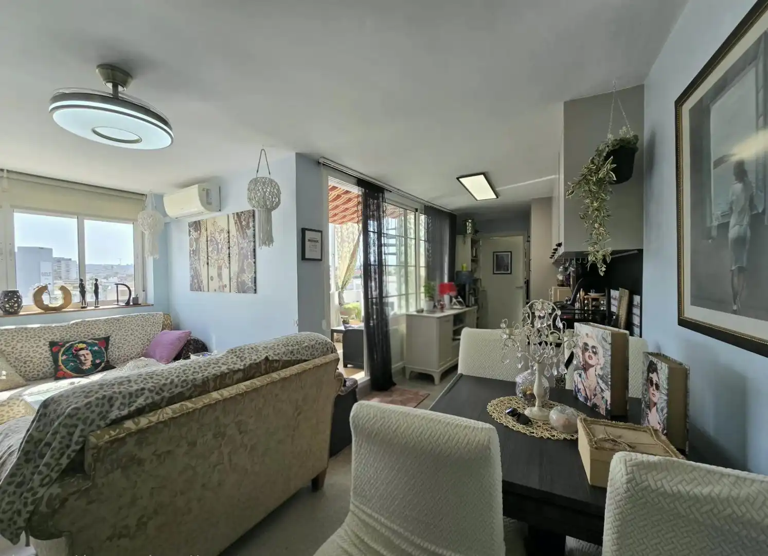Living room of Attic for sale in Mijas  with Air Conditioner and Terrace