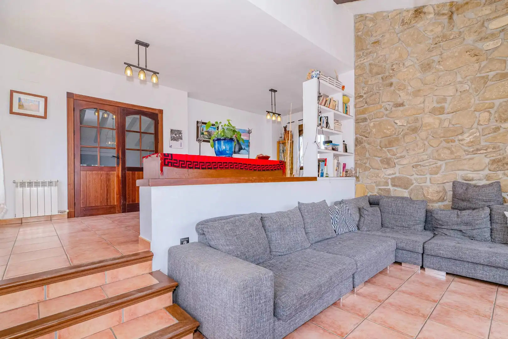 Sala de estar de Casa o chalet en venta en Alhendín con Calefacción, Jardín privado y Trastero