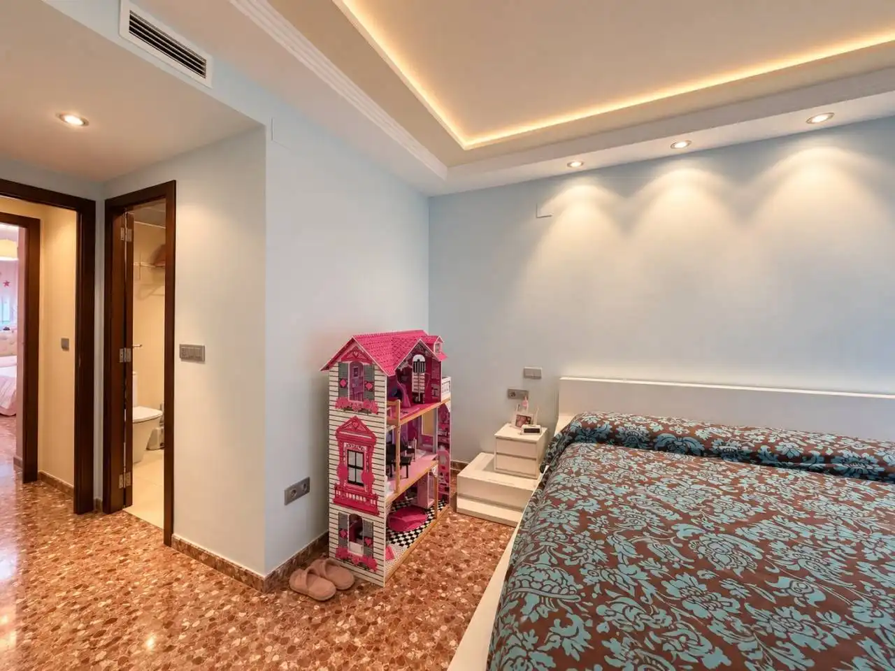 Bedroom of Flat for sale in Vila-real  with Air Conditioner, Furnished and Balcony