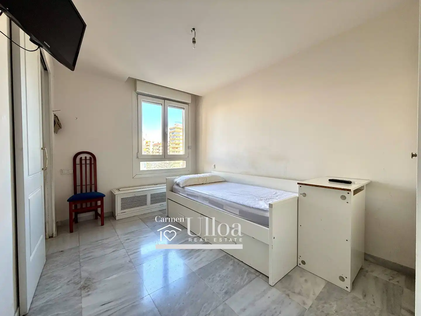 Dormitori de Apartament en venda en Alicante / Alacant amb Aire condicionat, Calefacció i Jardí privat