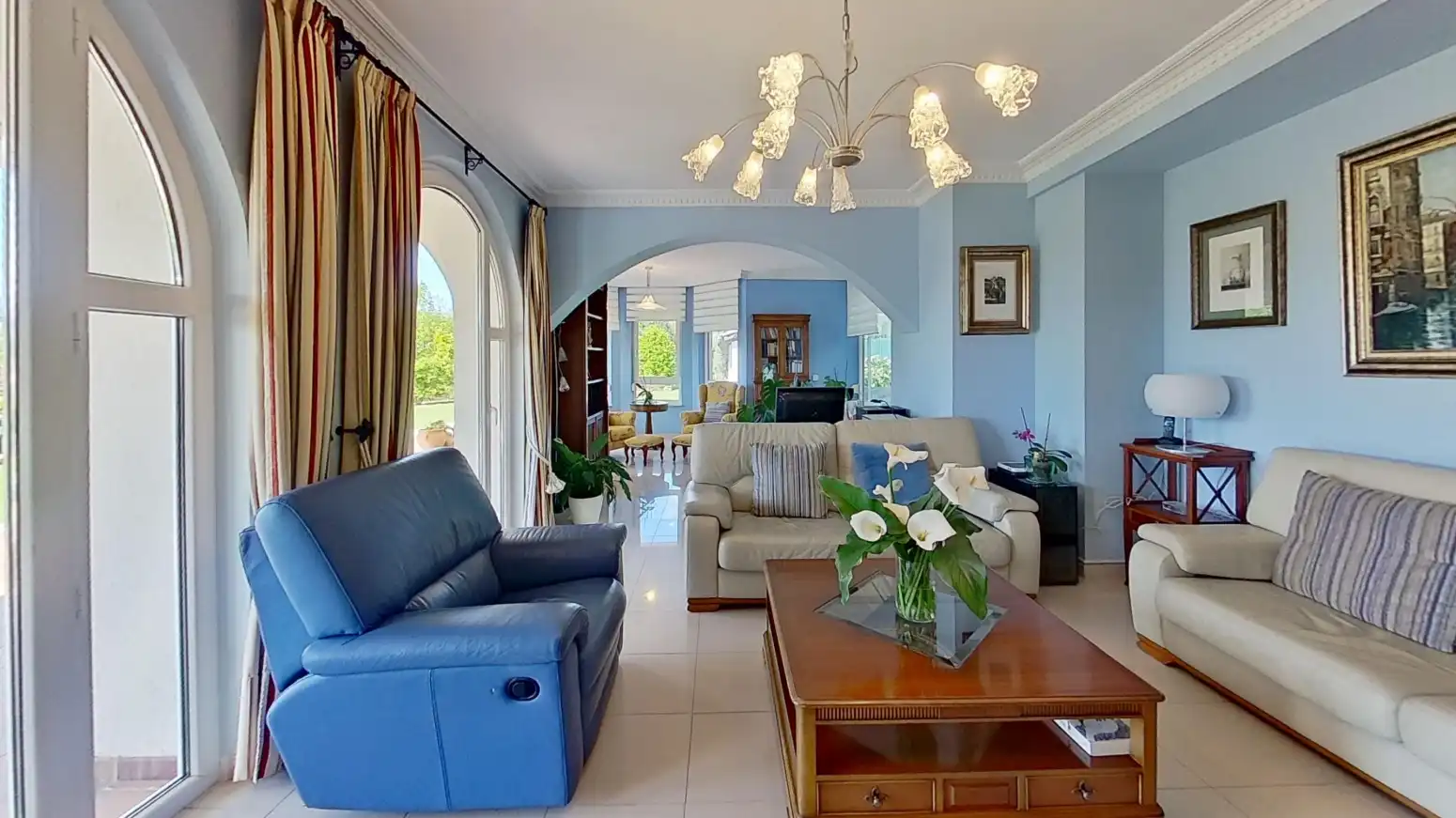 Sala de estar de Casa o chalet en venta en Reocín con Calefacción, Jardín privado y Terraza