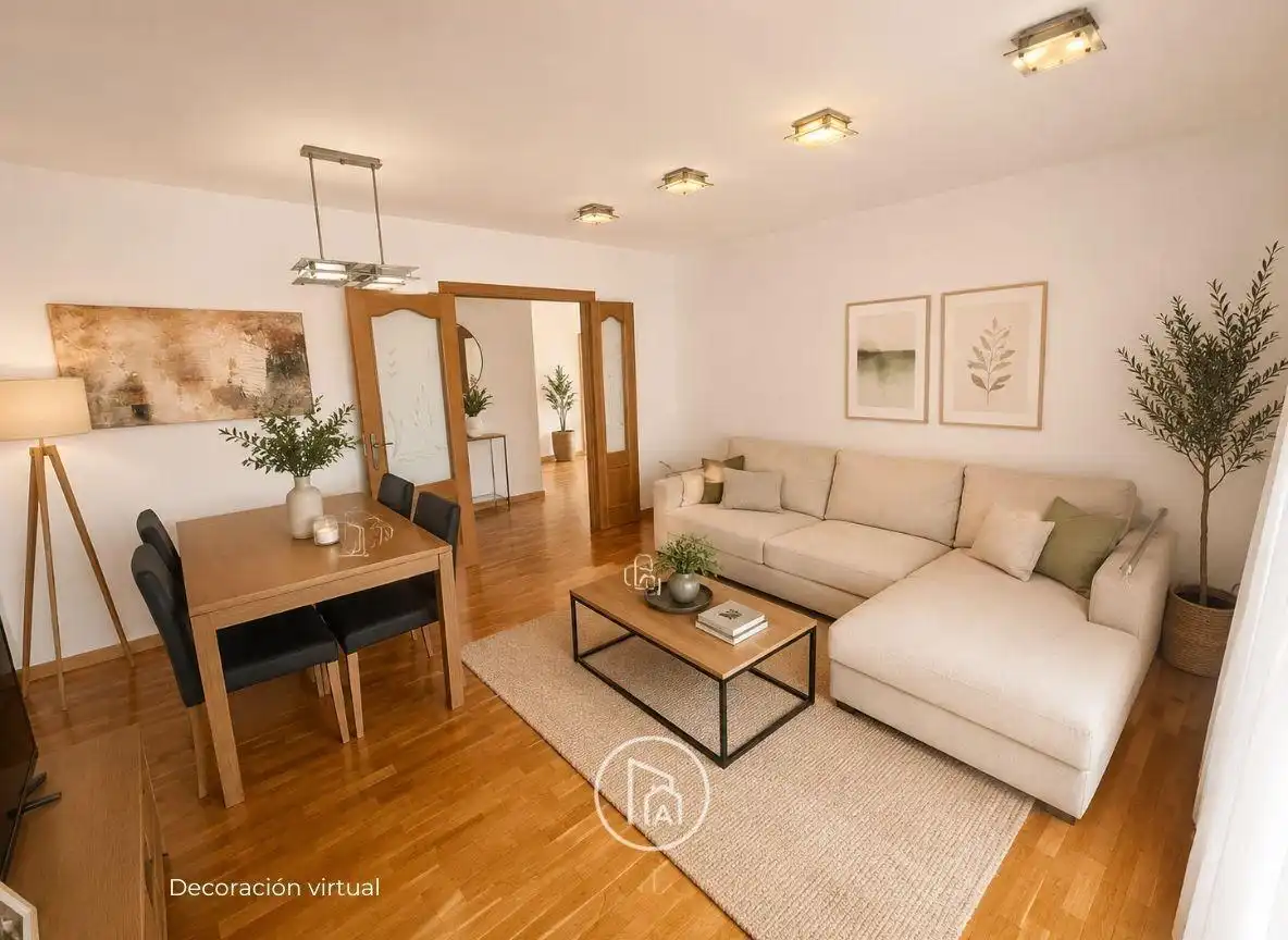 Sala de estar de Ático en venta en Paterna con Parquet, Terraza y Trastero