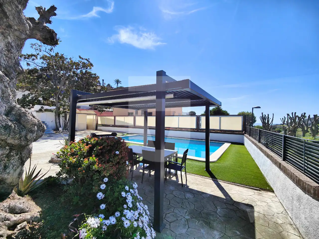 Piscina de Casa o chalet en venta en Tiana con Aire acondicionado, Calefacción y Jardín privado