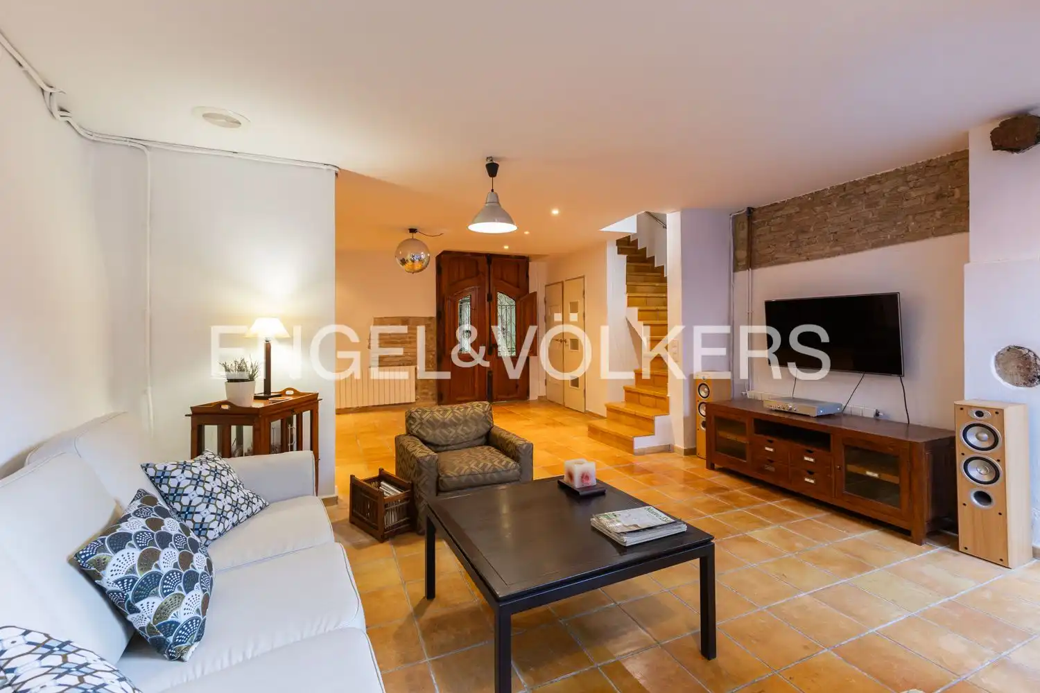 Sala de estar de Casa o chalet en venta en Serra con Aire acondicionado, Calefacción y Parquet