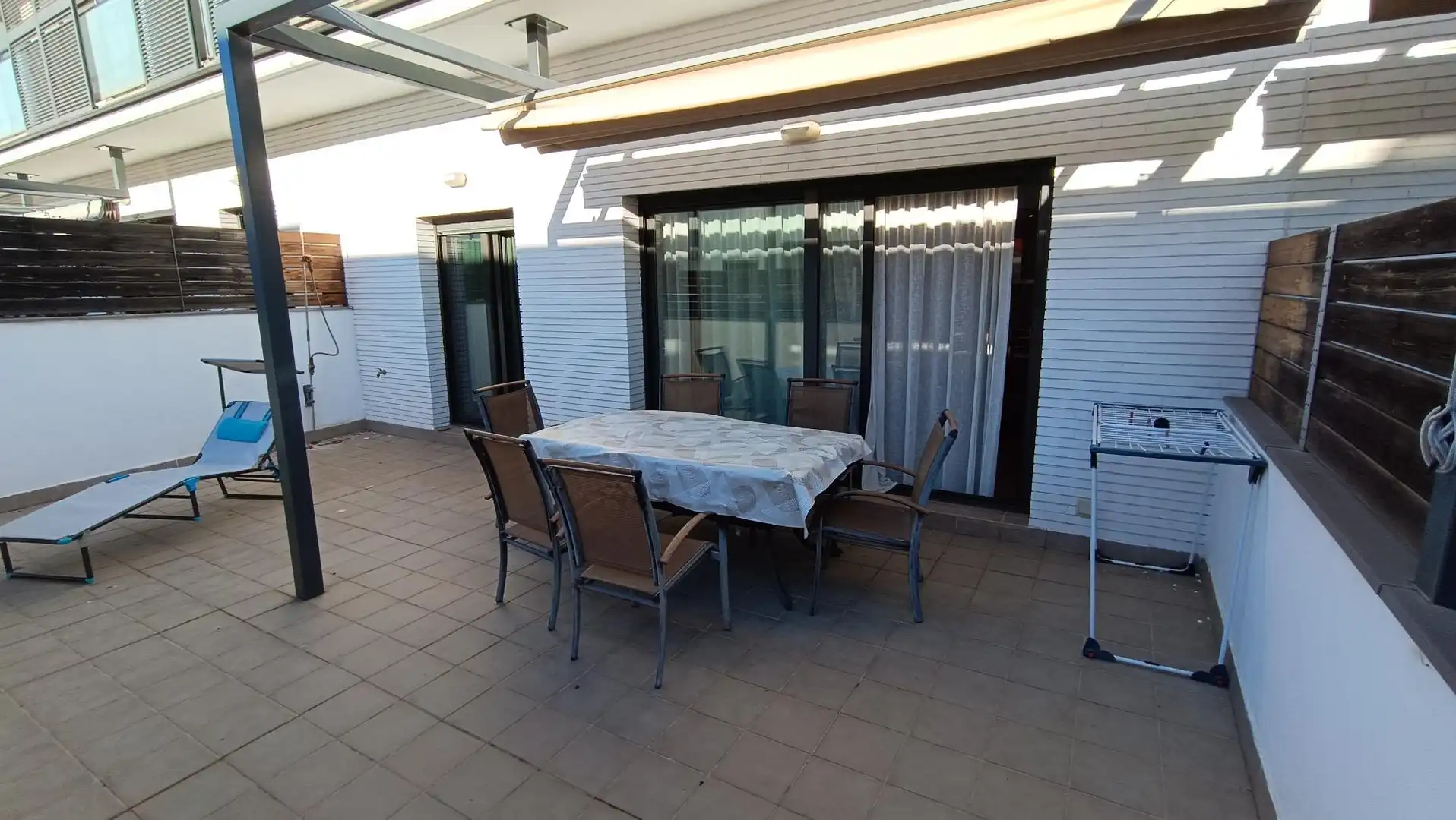 Terrasse von Erdgeschoss zur Miete in Palamós mit Heizung, Terrasse und Balkon
