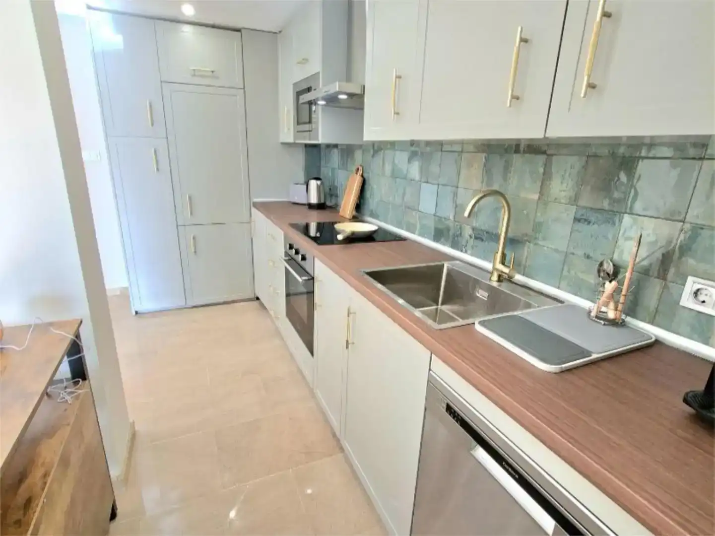 Kitchen of Flat for sale in Manilva  with Air Conditioner and Swimming Pool