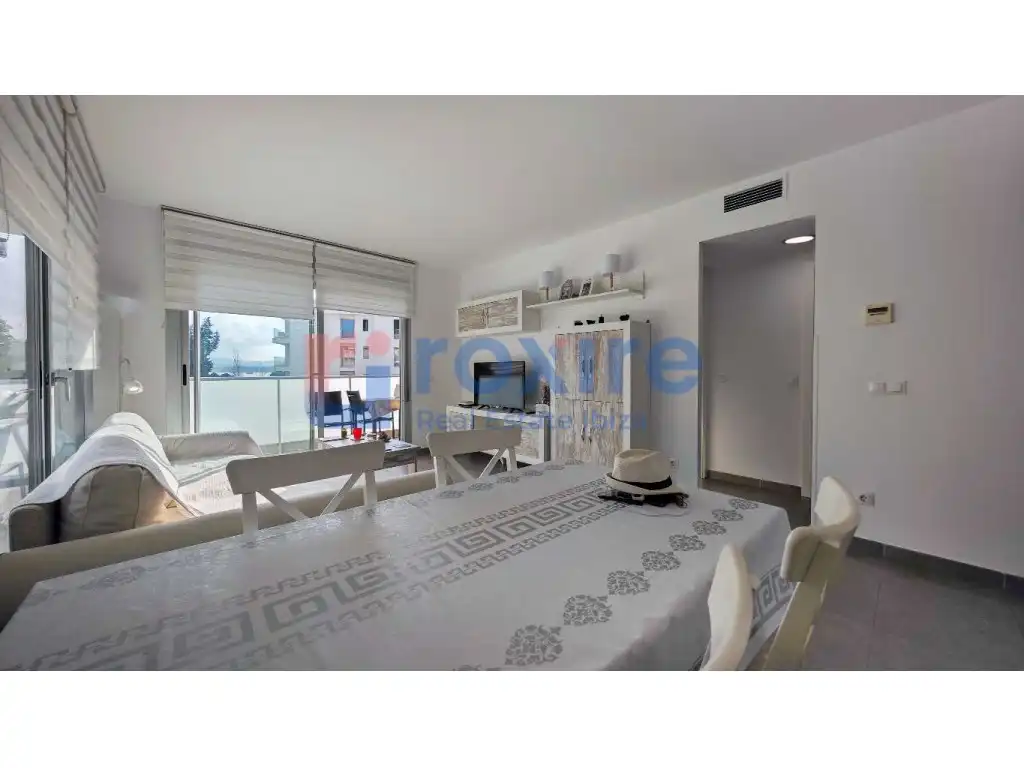 Schlafzimmer von Wohnung zur Miete in Sant Josep de sa Talaia mit Klimaanlage, Heizung und Terrasse