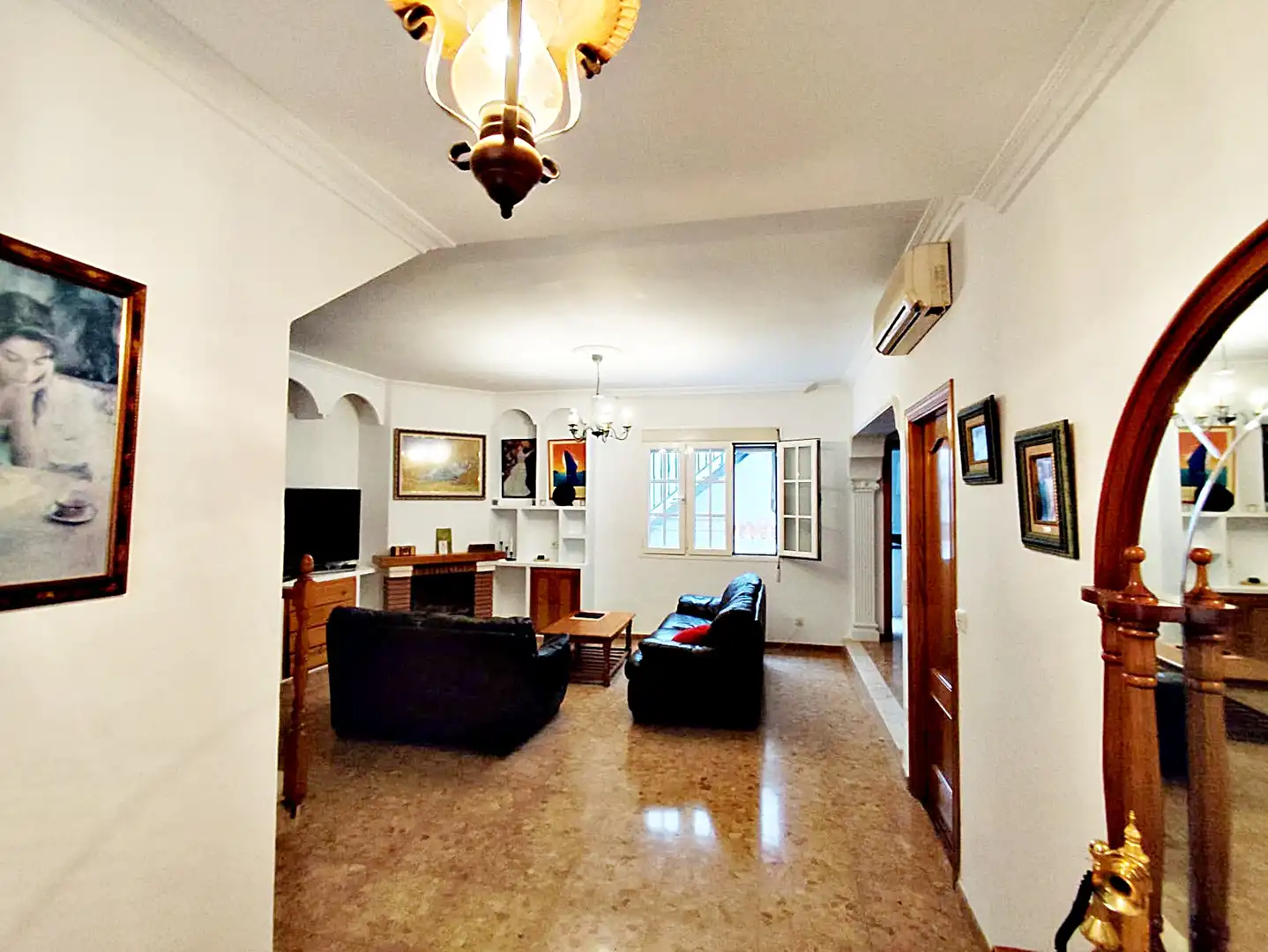 Wohnzimmer von Haus oder Chalet zum Verkauf in Cártama mit Klimaanlage, Terrasse und Möbliert