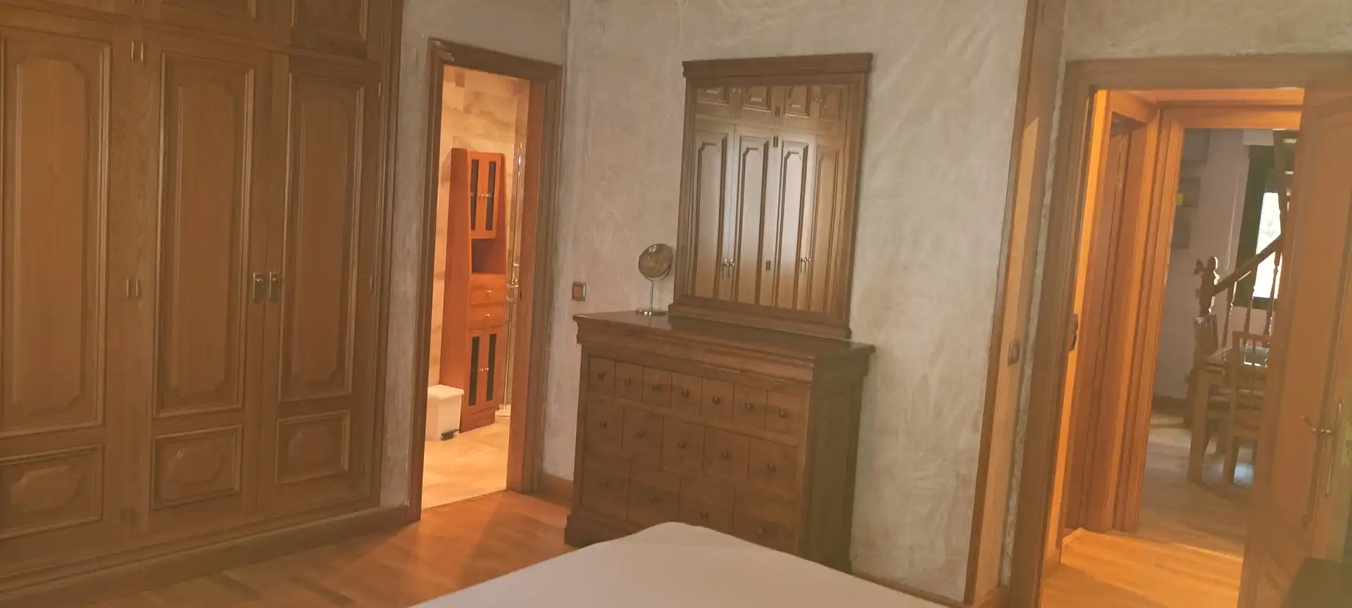 Schlafzimmer von Maisonette zur Miete in Segovia mit Klimaanlage, Heizung und Parkett