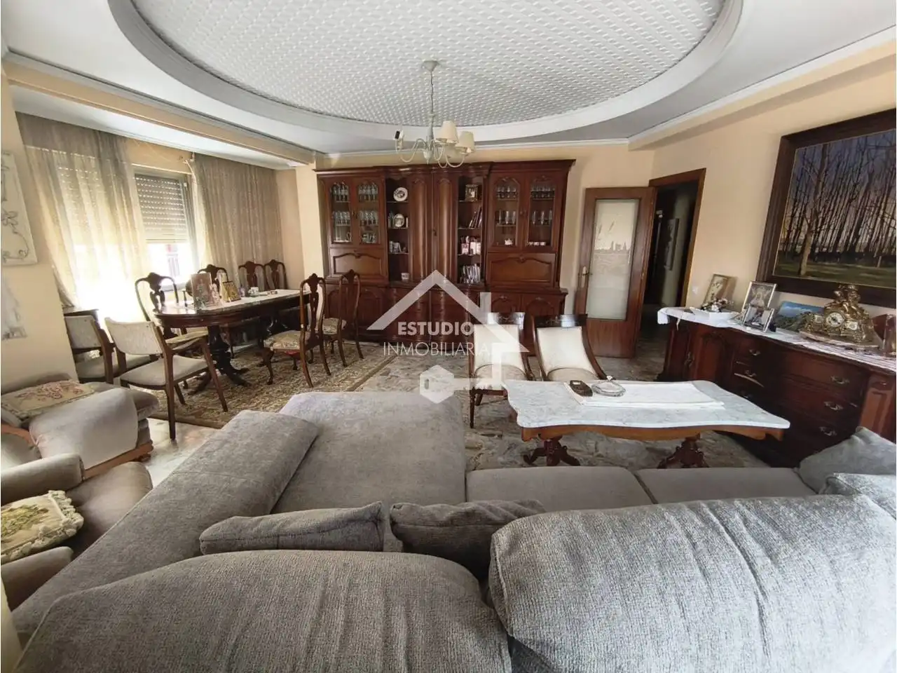 Wohnzimmer von Wohnung zum Verkauf in Navarrete mit Heizung, Terrasse und Abstellraum