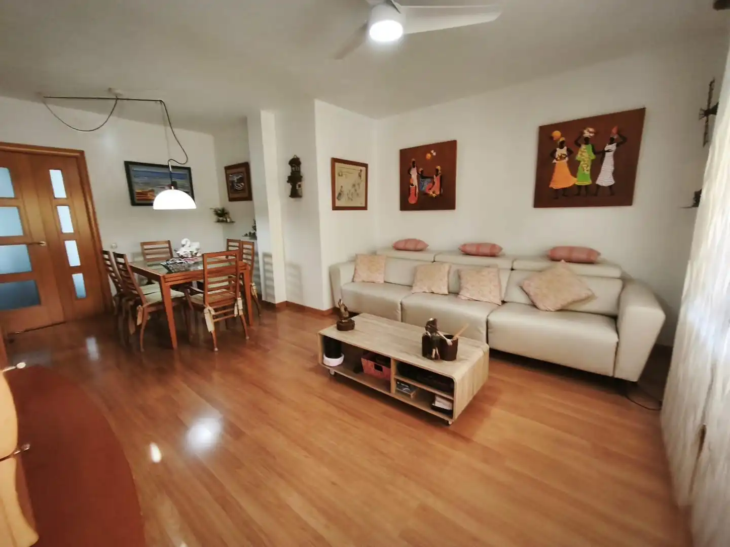 Sala de estar de Piso en venta en Polinyà con Aire acondicionado, Calefacción y Terraza
