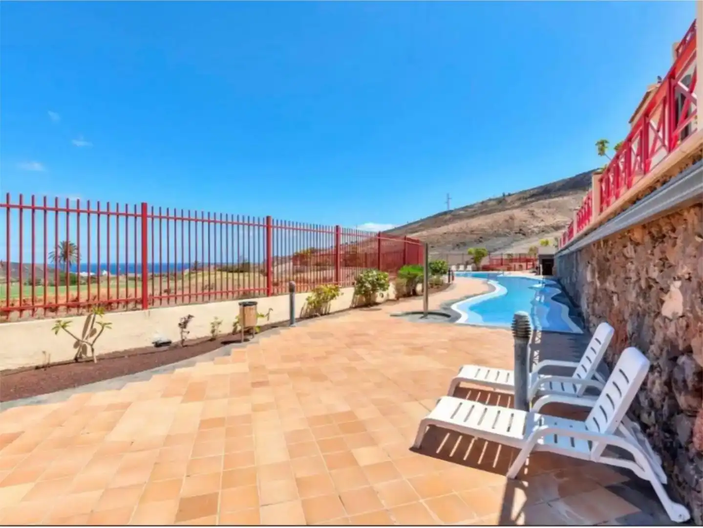 Swimming pool of Flat for sale in Pájara  with Private garden, Swimming Pool and Furnished
