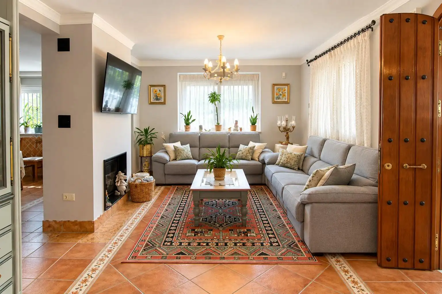Living room of Houses for sale in Coín, Málaga