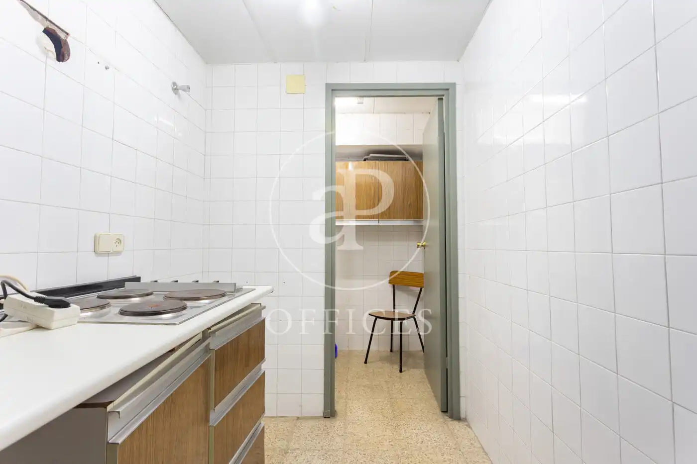 Küche von Büro zum Verkauf in Barcelona mit Heizung