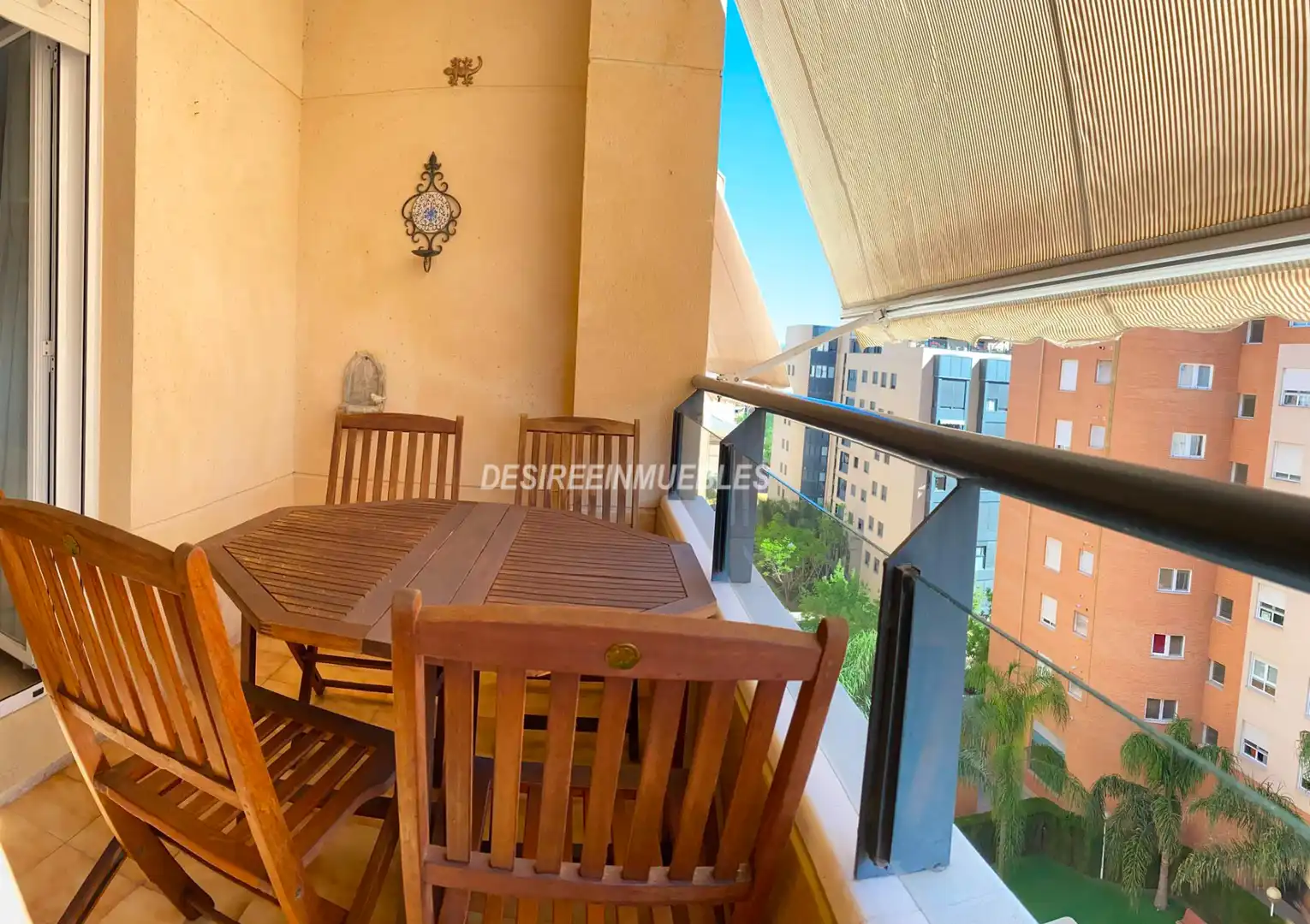 Terrace of Flat for rent in Valencia  with Air Conditioner, Heating and Terrace