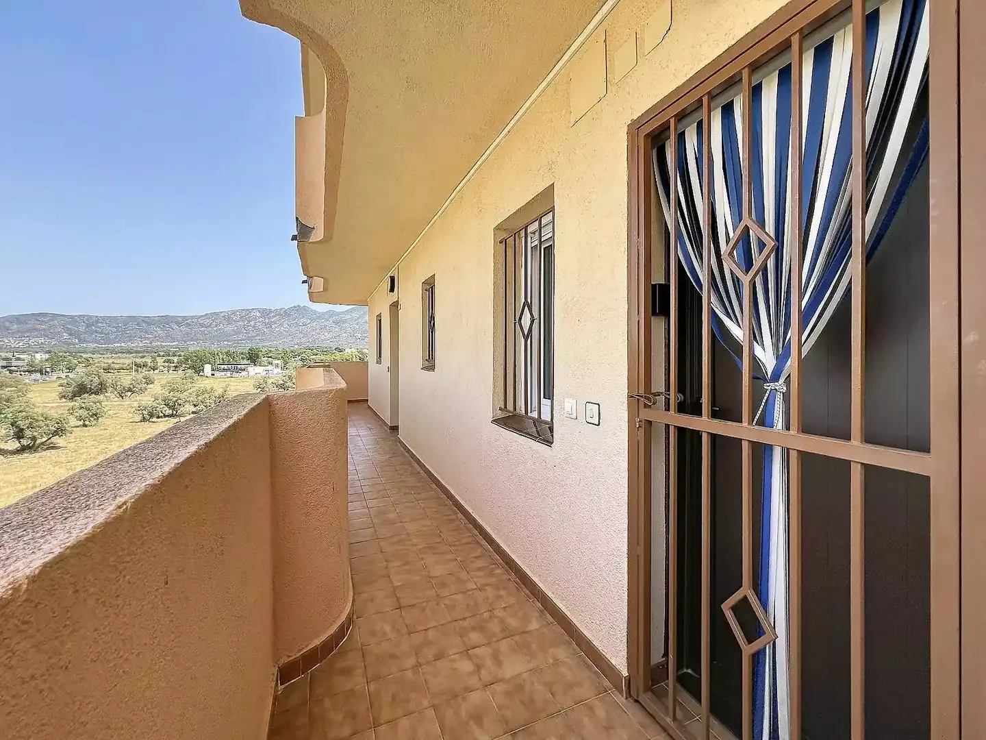 Balcony of Flat for sale in Roses  with Furnished