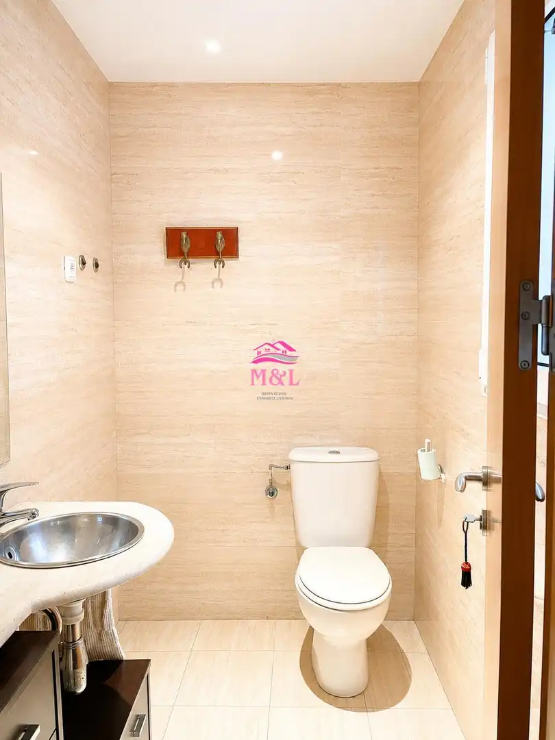 Baño de Apartamento de alquiler en Mérida con Aire acondicionado, Terraza y Amueblado