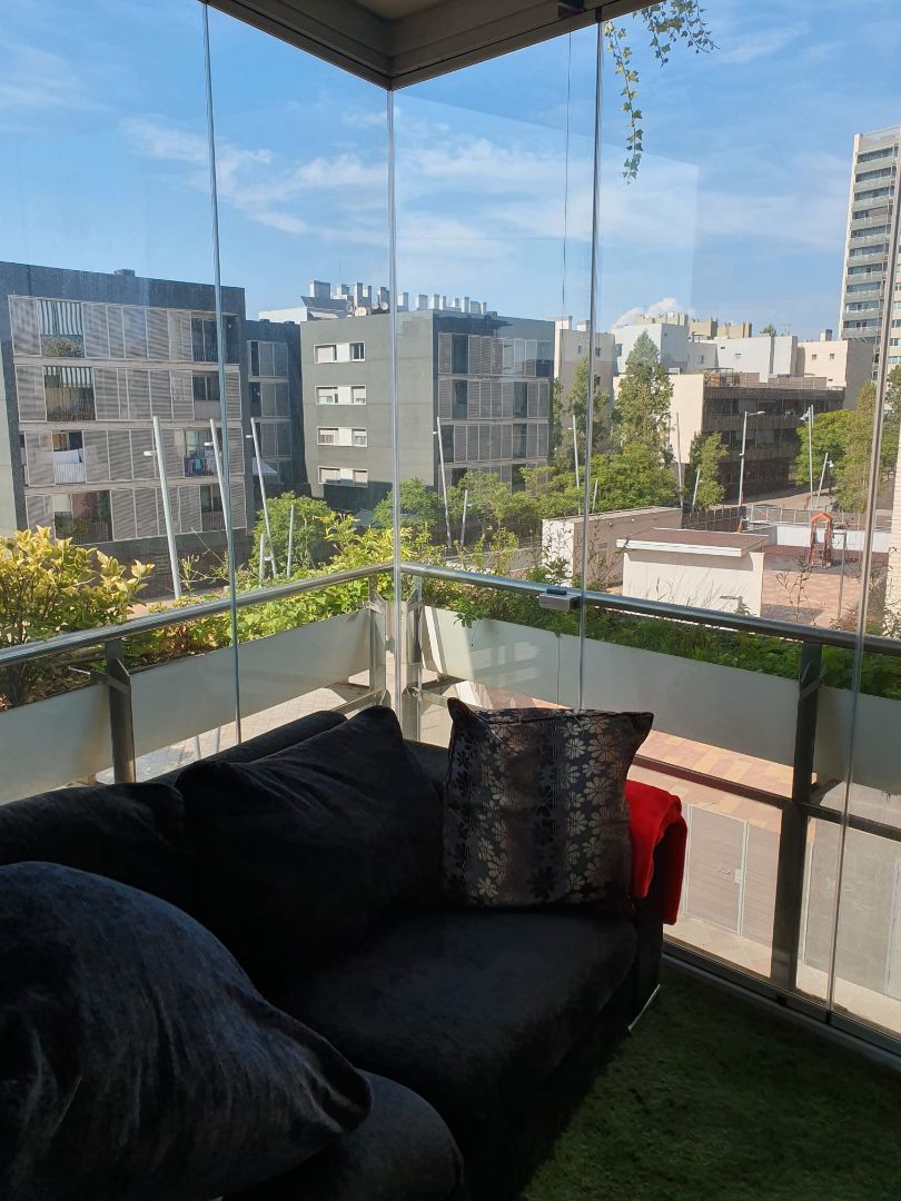 Balcony of Flat for sale in Sant Adrià de Besòs  with Air Conditioner, Heating and Parquet flooring