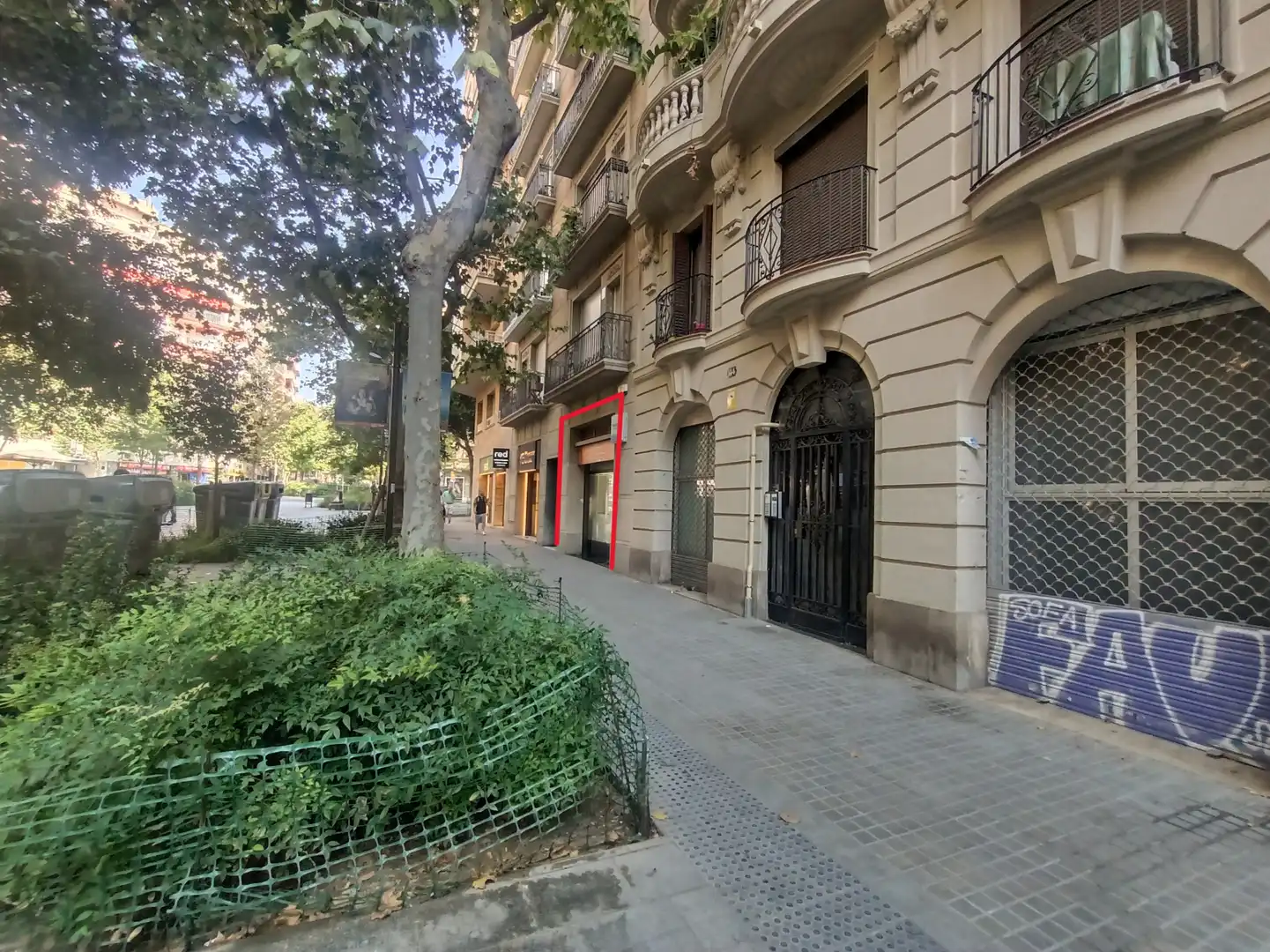 Vista exterior de Local de lloguer en Barcelona